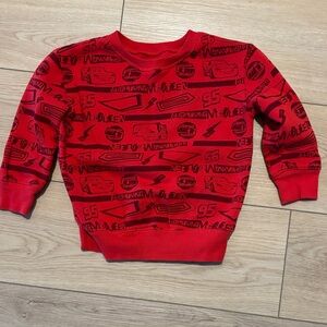 Disney Red Cars Graphic Sweatshirt- 2T